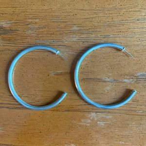 Large Silver Sheila Hoops